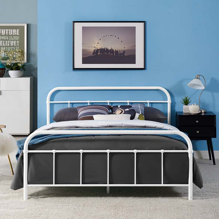 Mace Queen Stainless Steel Bed Frame - living-essentials